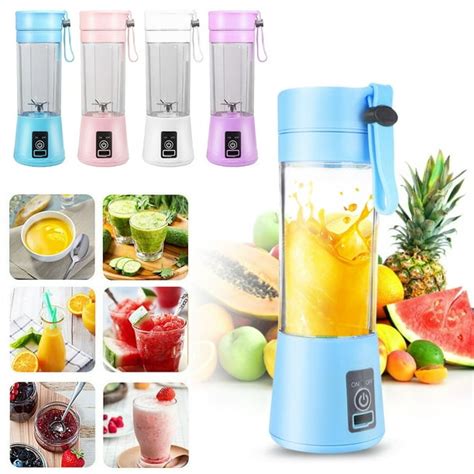 Portable Juicer Cup For Smoothies Juice And Shakes Mini Blender With
