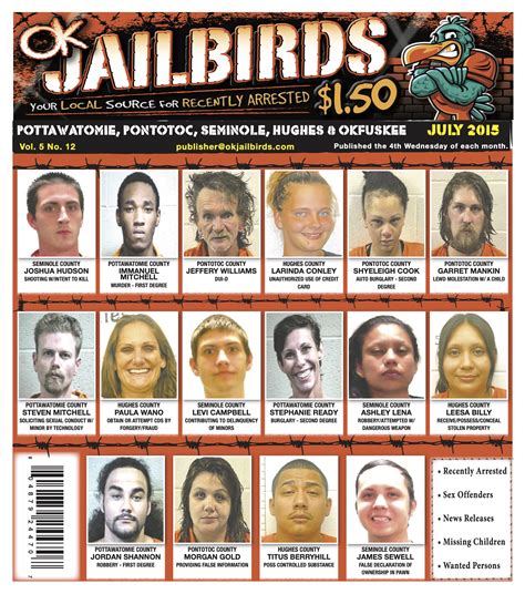 POTTAWATOMIE, PONTOTOC, SEMINOLE, HUGHES, OKFUSKEE, JOHNSTON - July