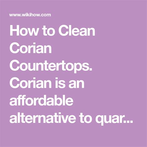 To clean a corian sink, use solutions with substances like vinegar, denture cleaners, ammonia, bleach, oxalic acid, baking soda, hydrogen peroxide, viakal gel, and kitchen cleaners. Clean Corian Countertops | Corian, Corian countertops ...