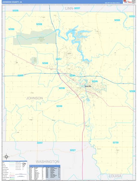 Maps Of Johnson County Iowa