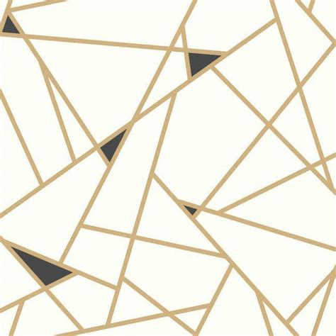 Prismatic Wallpaper In Gold And Black Design By York Wallcoverings Burke Decor