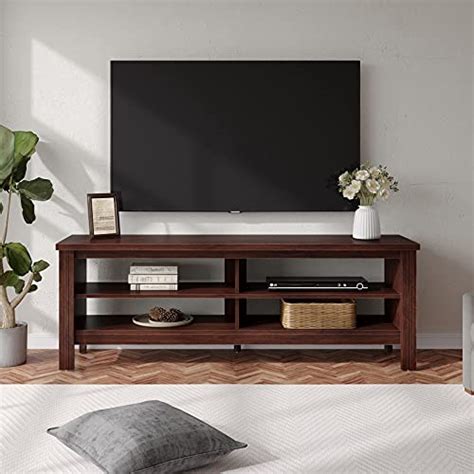Buy Wampat Tv Stand For Tvs Up To 65 Inch Wood Entertainment Center Tv