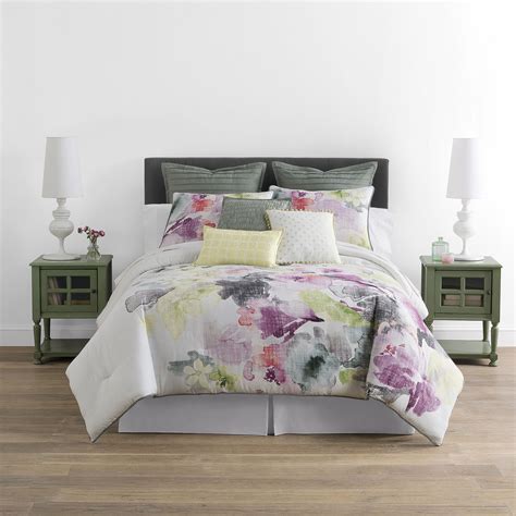 Deals Jcpenney Home Watercolor Floral 4 Pc Comforter Set Limited