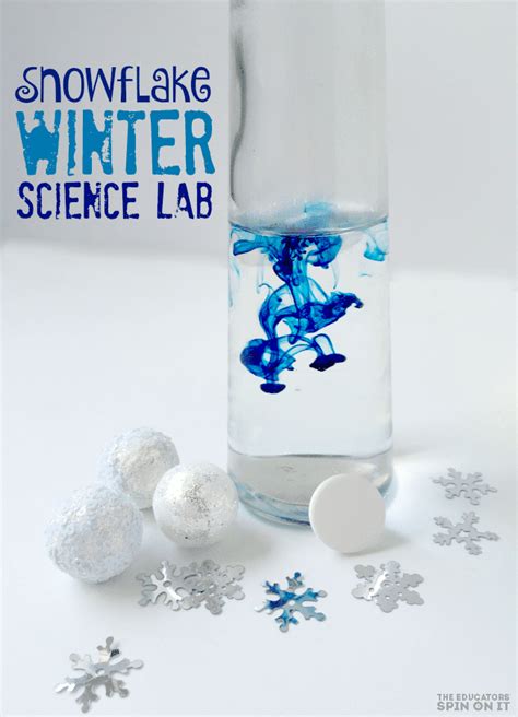Snowflake Lab A Winter Science Challenge For Kids The Educators