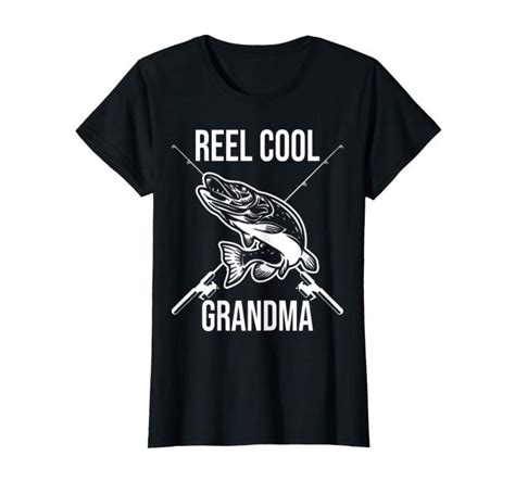 Womens Reel Cool Grandma Fish Fishing Mothers Day T T