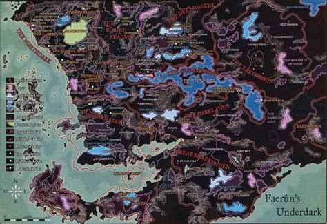 Faerun Underdark Full Map In The Glimmersea Stories World Anvil