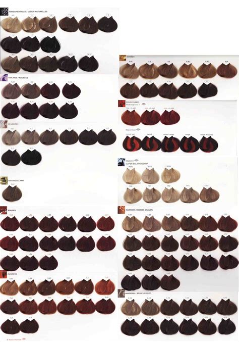 Loreal Hair Color Levels Chart