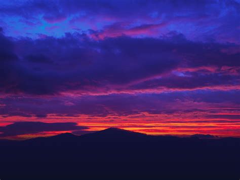 Wallpaper Mountains Sunset Sky Clouds Hd Widescreen High