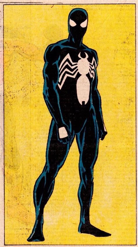 Classic Black Spider Man Costume Spiderman Comic Black Spiderman