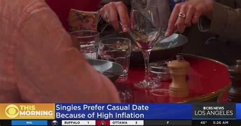 Survey Singles Prefer Casual Date Due To Inflation Pandemic CBS Los