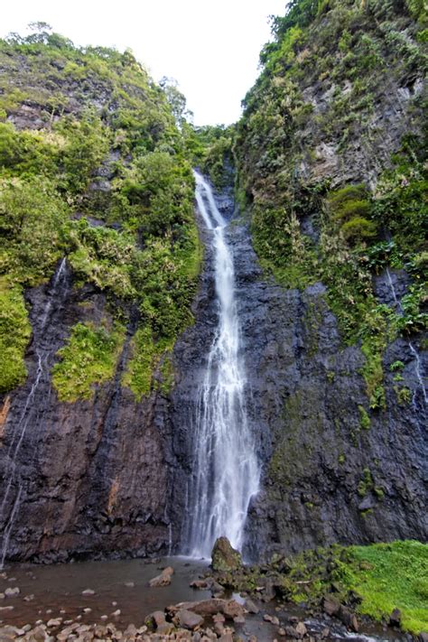 Vaimahuta Wasserfall Tahiti Französisch Polynesien
