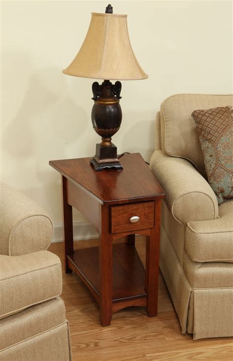 A & b home side tray table. Modern Shaker Wedge End Table - Ohio Hardword ...