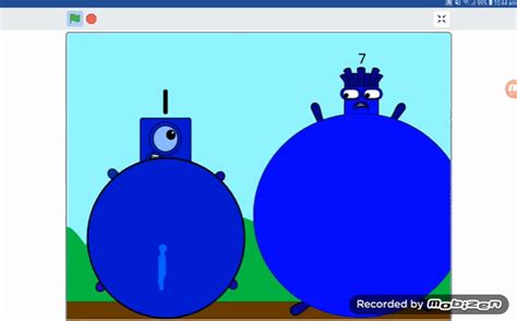 Numberblock 1 And 7 Blueberry Inflated By Elias234 On Deviantart