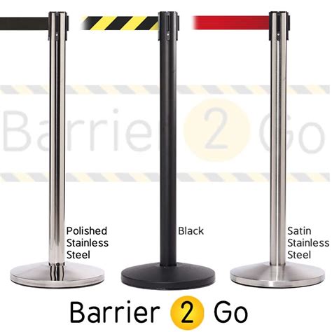 Budget Crowd Control Retractable Barrier Post 34m Barrier 2 Go