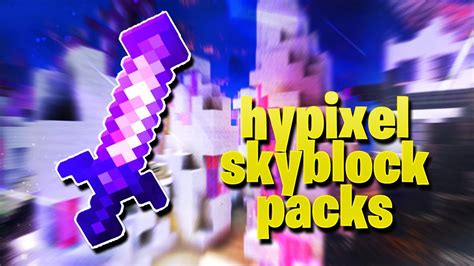 Best Hypixel Skyblock Texturepacks Youtube