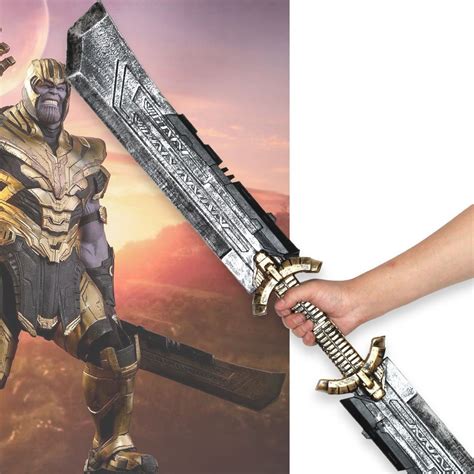 1 1m Thanos Double Edged Sword Cosplay Avengers Endgame Thanos Costume