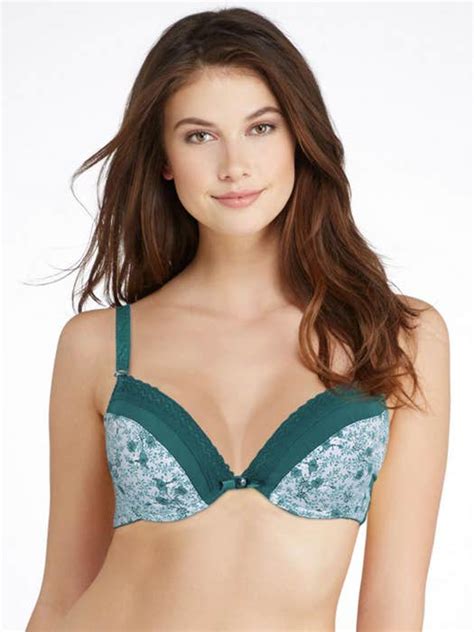 Buy Shyle Green Floral Printed Bra For Women