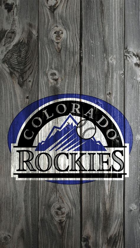 Colorado Rockies Baseball Colorado Fence Mlb Rockies Wood Hd