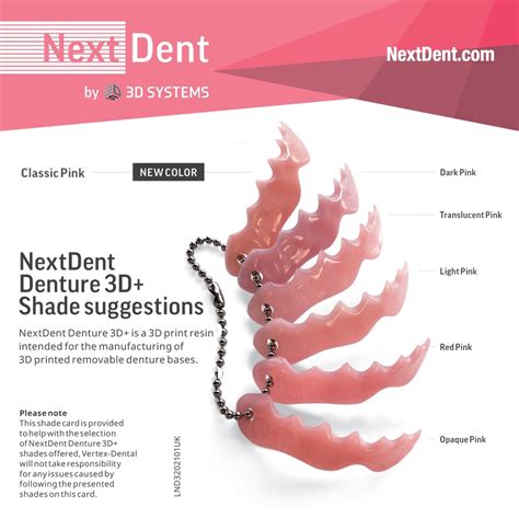 Nextdent Denture 3d Resin Classic Pink Ultimate 3d Printing Store