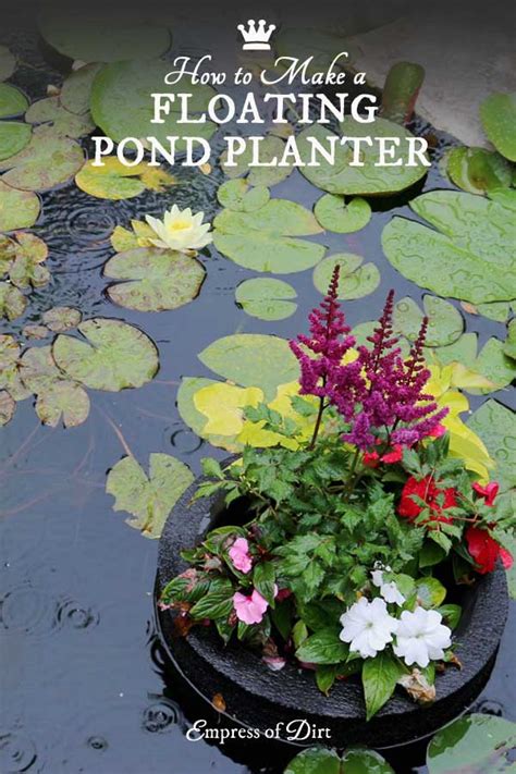 GARDEN Art DIY: How to Make a Floating Pond Planter