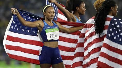 Video U S Women Win Sixth Straight Olympic Gold In 4x400 Meter Relay