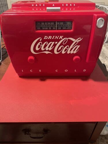 vintage 1988 coca cola cooler am fm cassette radio player rare tested retro barのebay公認海外通販｜セカイモン