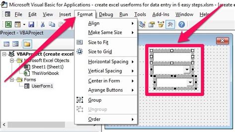 Create Excel UserForms For Data Entry In Easy Steps Tutorial And Practical Example
