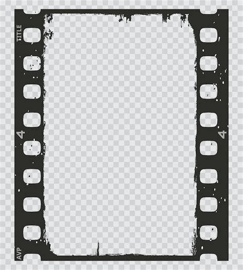 Premium Vector Grunge Movie Film Strip Filmstrip Frame Background