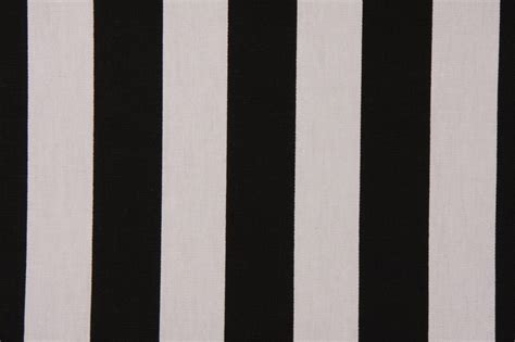 Premier Prints Canopy Stripe Drapery Fabric In Black And White