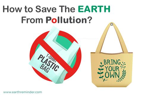 How To Save The Earth From Pollution Earth Reminder
