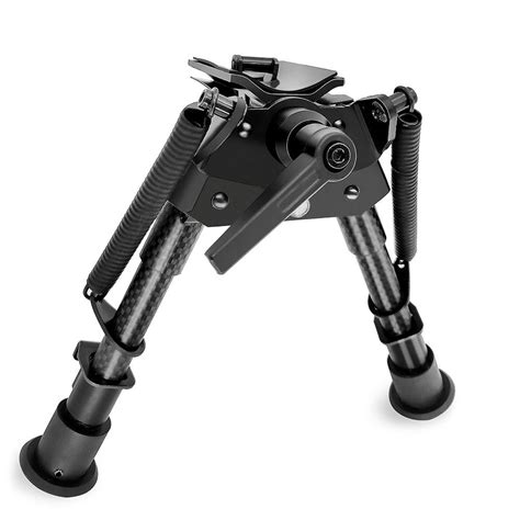 Tactical 6 9 Inch Carbon Fiber Harris Swivel Bipod With Pod Loc