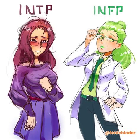 Emotional Intp And Rational Infp Drawing Mbti