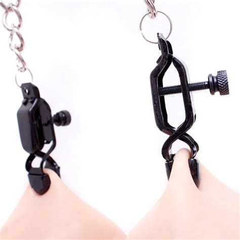 Stainless Steel Nipple Clamps Massager Sex Toys For Woman Pussy Vagina Clitoris Clips Adult