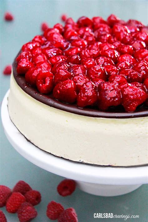 By candace vena on june 27, 2011 in cakes, desserts june 27, 2011 cakesdesserts. Chocolate Raspberry Cheesecake Recipe - Carlsbad Cravings