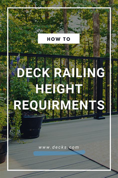 Whats My Deck Railing Height Requirement In 2023 Deck Railing Height Deck Railings Deck