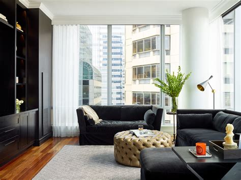 Classic Philadelphia Condominium Contemporary Living Room