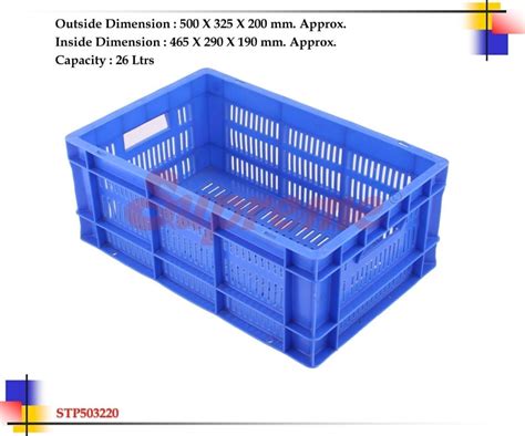 Supreme Plastic Crates At Rs 300piece Plastic Storage Crate In