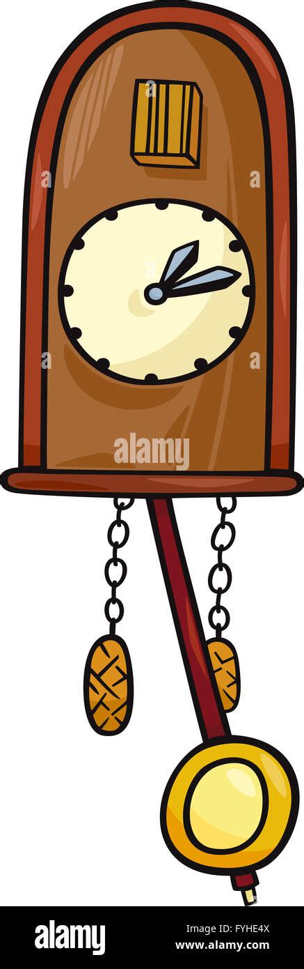 Cuckoo Clock Clip Art Cartoon Illustration Stock Photo Alamy