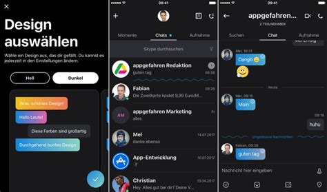 Skype Iphone App Jetzt Mit Dunklem Design