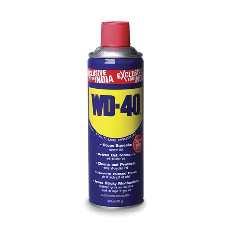 Pidilite Wd 40 Multipurpose Spray 420ml Rust Remover Lubricant