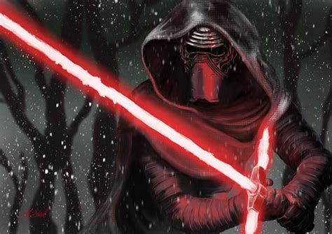Fan Art Kylo Ren Star Wars The Force Awakens By Mattsteeluk On