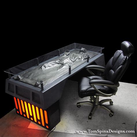 Han Solo Carbonite Desk Imghumour