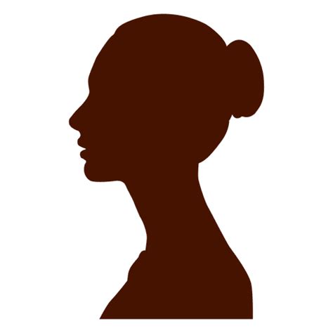Female Side Profile Silhouette At Getdrawings Free Download