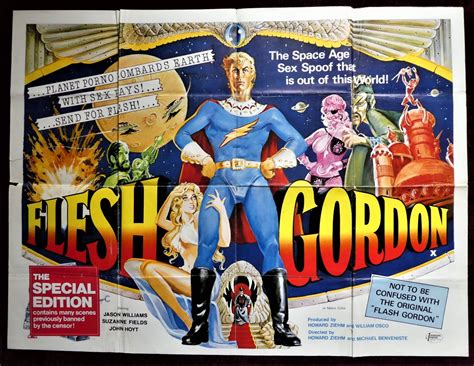 Flesh Gordon 1974 Original Uk Quad Jason Williams On Ebid
