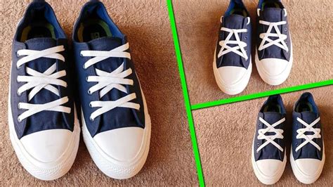 Maybe you would like to learn more about one of these? 3 Creative ways to tie Shoe Laces | Shoe laces, Shoe lace tying techniques, Lace converse shoes