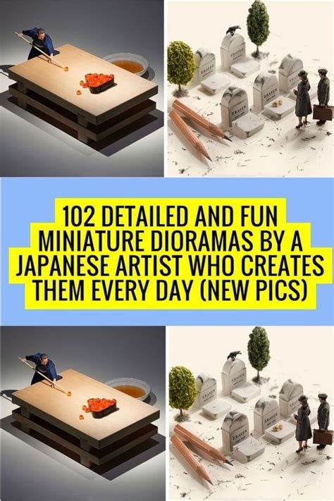 102 Detailed And Fun Miniature Dioramas By A Japanese Artist Who