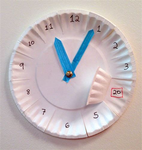 Handmade Paper Clock Craft Papercraft Essentials