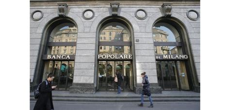 6 filiali nel comune di torino (to) Banca Popolare di Milano publie un bénéfice en hausse ...
