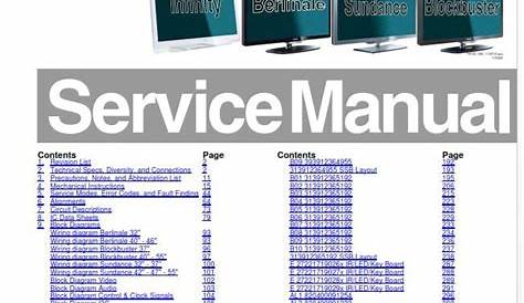 Philips 32PDL7906H TV Service Manual and Repair Instructions | Tv