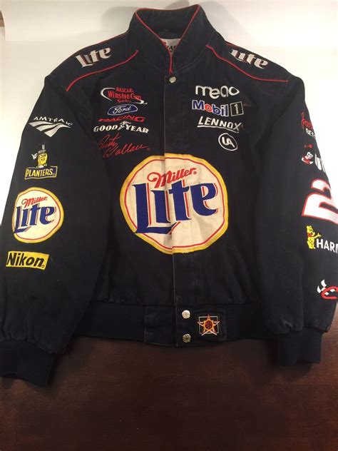 Miller Light Nascar Jacket On Mercari Vintage Jacket Outfit Jackets